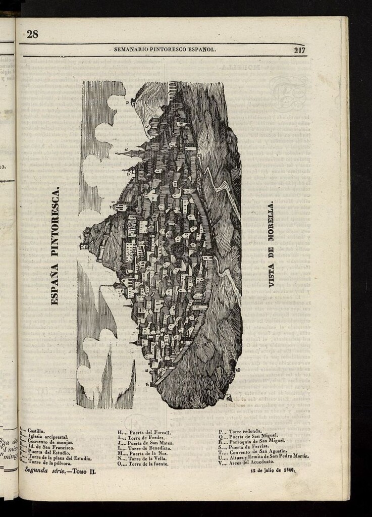 Miniatura de Semanario Pintoresco Español del 12 de julio de 1840, nº 28