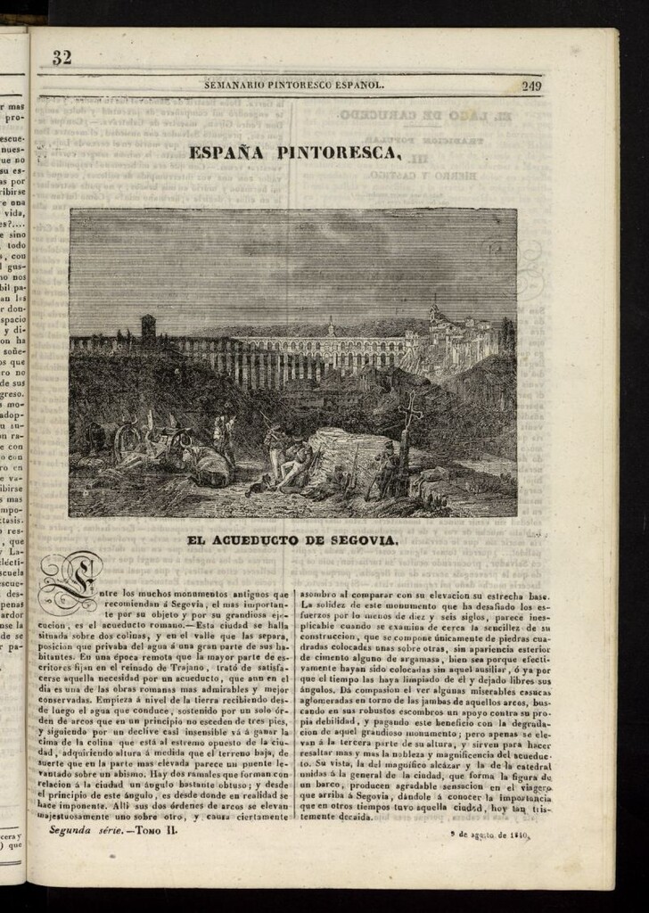 Miniatura de Semanario Pintoresco Español del 9 de agosto de 1840, nº 32