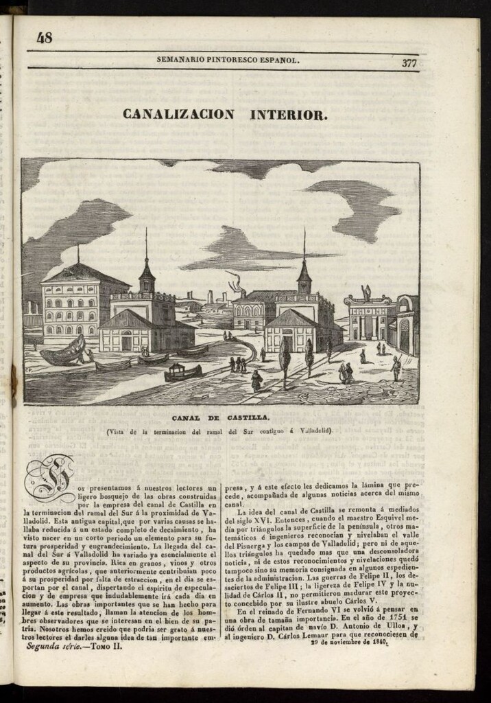 Miniatura de Semanario Pintoresco Español del 29 de noviembre de 1840, nº 48