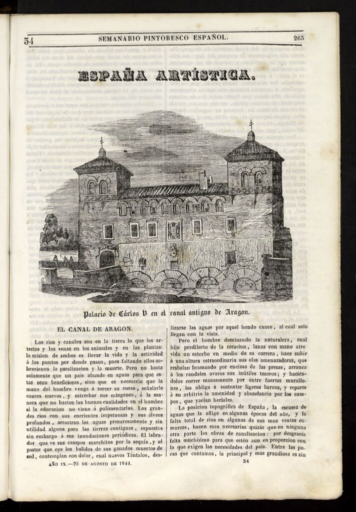 Miniatura de Semanario Pintoresco Español del 25 de agosto de 1844, nº 34