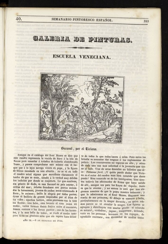 Miniatura de Semanario Pintoresco Español del 6 de octubre de 1844, nº 40
