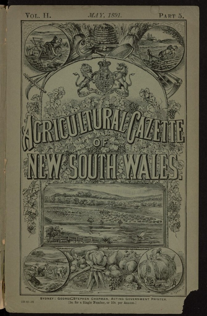 Miniatura de The Agricultural Gazette of New South Wales de mayo de 1891, nº 5