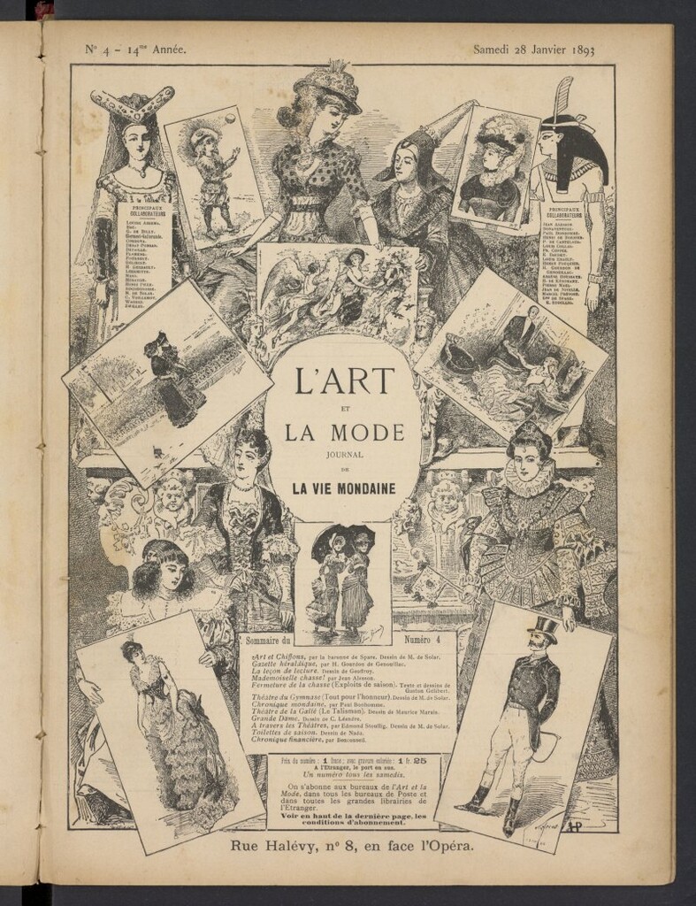 Miniatura de L´Art et la Mode del 28 de enero de 1893, nº 4