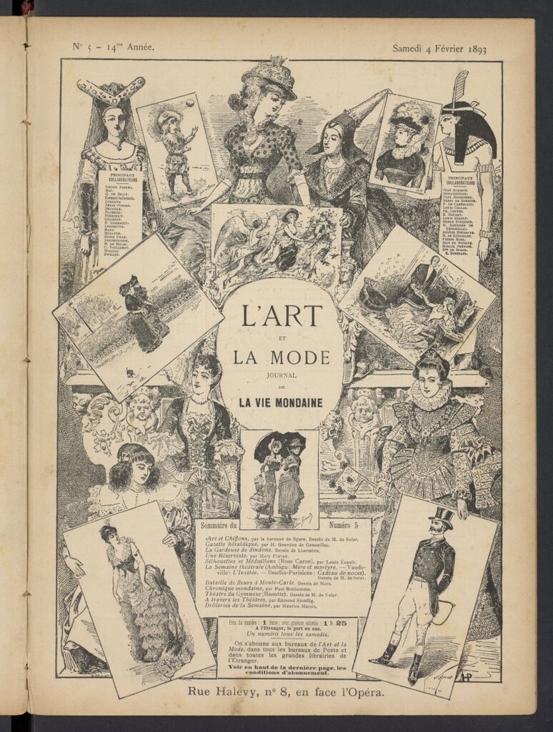 Miniatura de L´Art et la Mode del 4 de febrero de 1893, nº 5