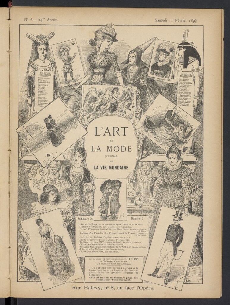 Miniatura de L´Art et la Mode del 11 de febrero de 1893, nº 6