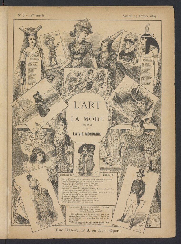 Miniatura de L´Art et la Mode del 25 de febrero de 1893, nº 8