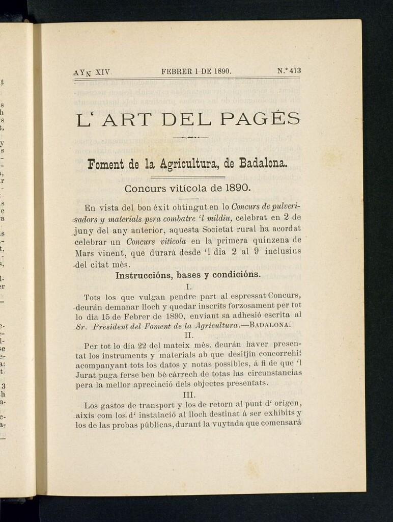 Miniatura de L´Art del Pagés del 1 de febrero de 1890
