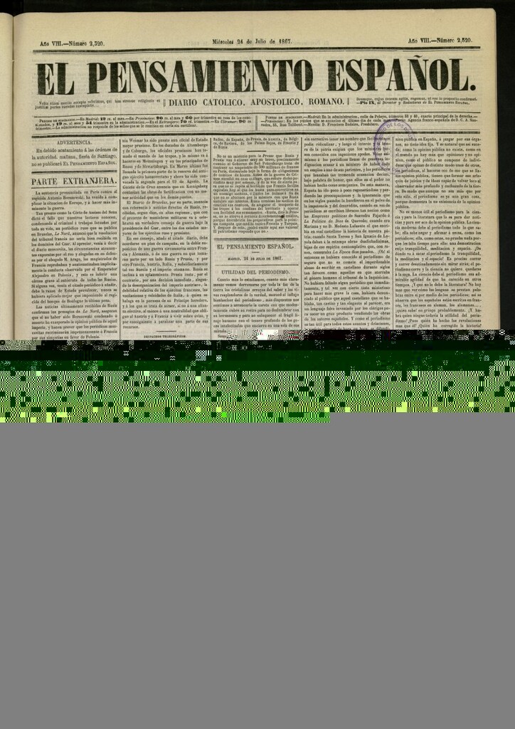 Miniatura de L´Apôtre du Peuple: journal socialiste, politique, littéraire et artistique del 3 de junio de 1848, nº 1