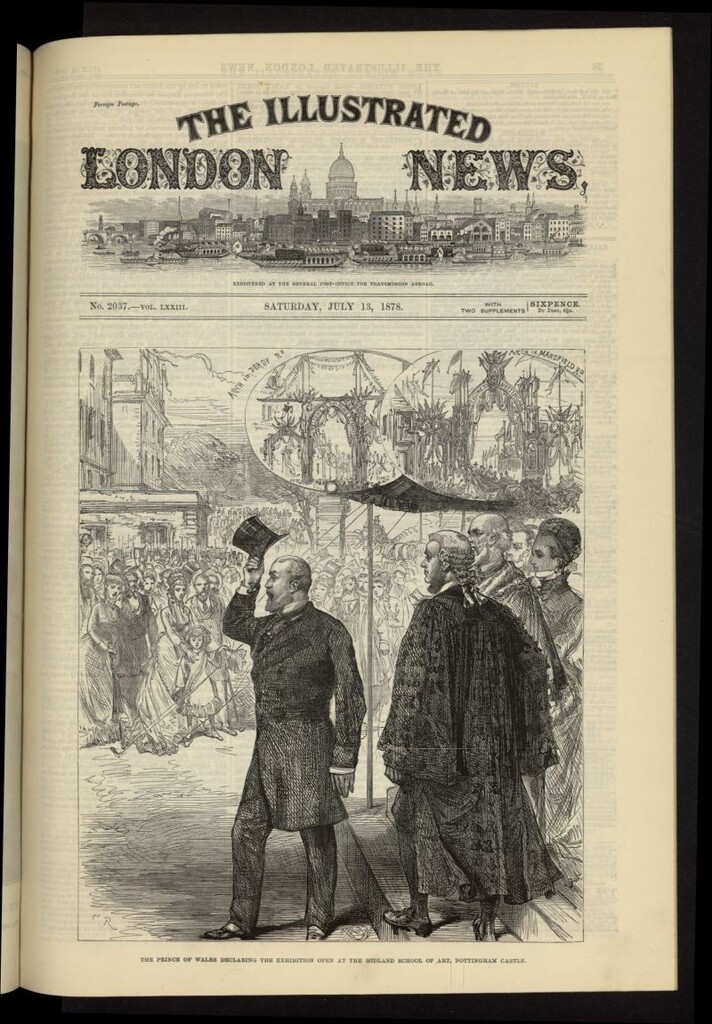 Miniatura de The Illustrated London News del 13 de julio de 1878, nº 2037