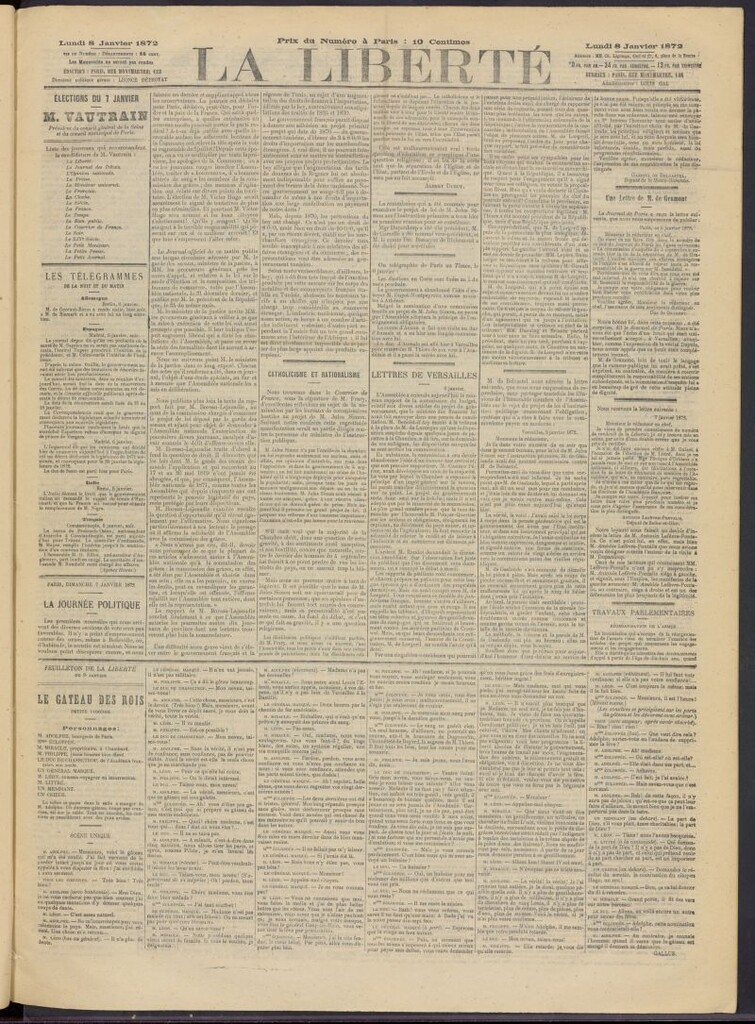 Miniatura de La Liberté del 8 de enero de 1872