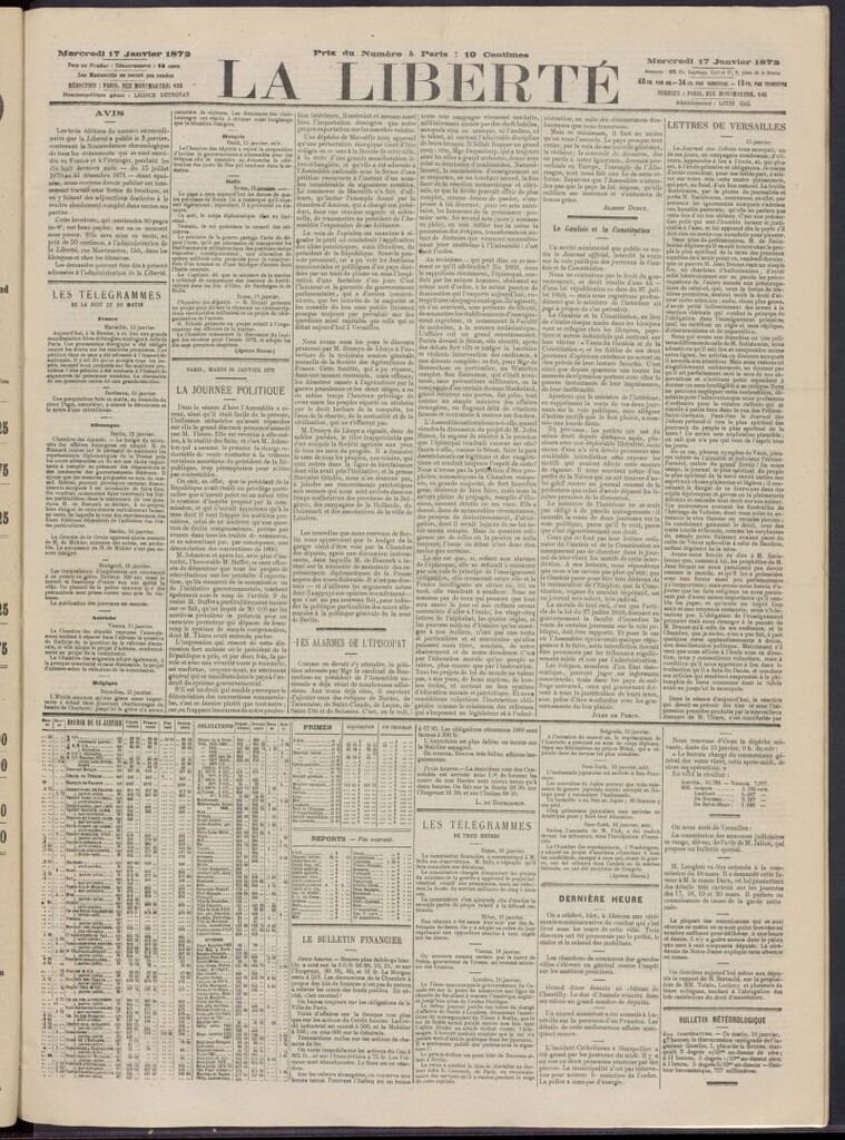 Miniatura de La Liberté del 17 de enero de 1872