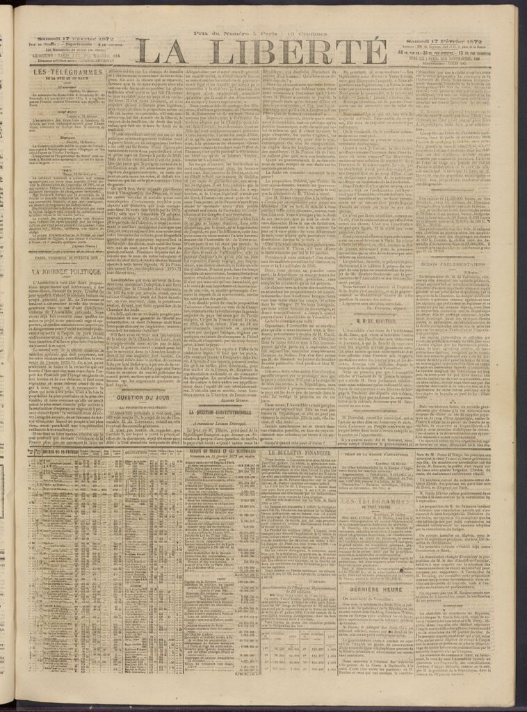 Miniatura de La Liberté del 17 de febrero de 1872