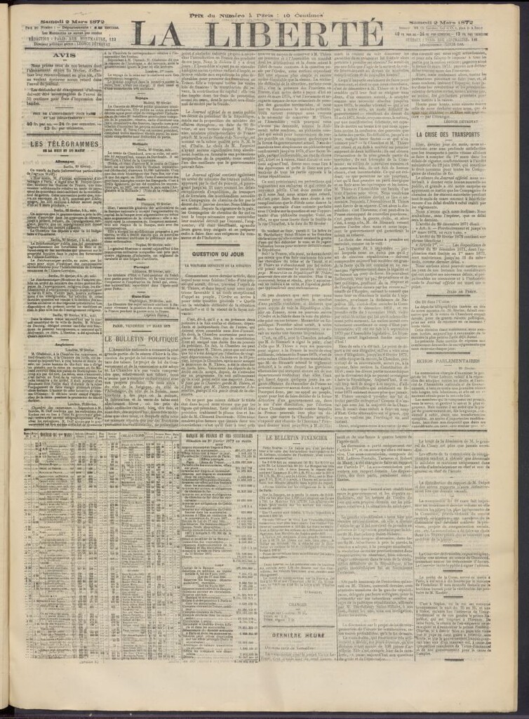 Miniatura de La Liberté del 2 de marzo de 1872