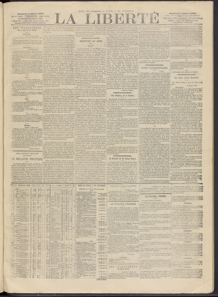 Miniatura de La Liberté del 9 de marzo de 1872