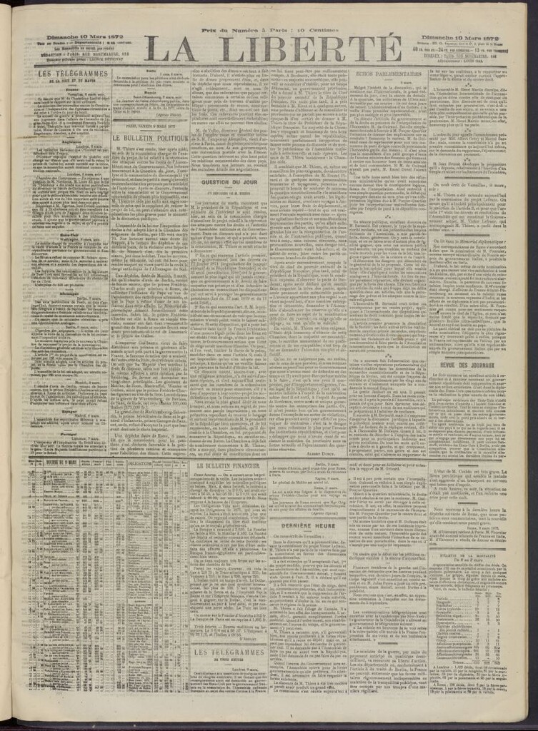Miniatura de La Liberté del 10 de marzo de 1872