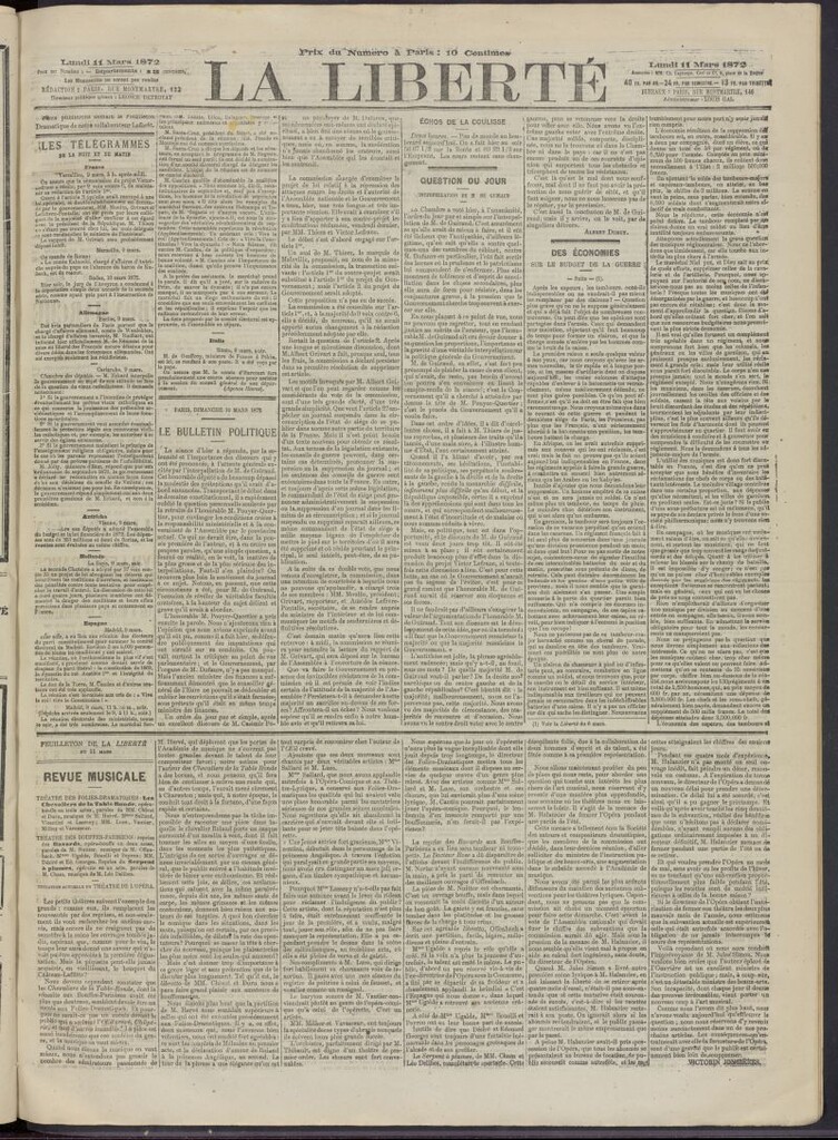 Miniatura de La Liberté del 11 de marzo de 1872