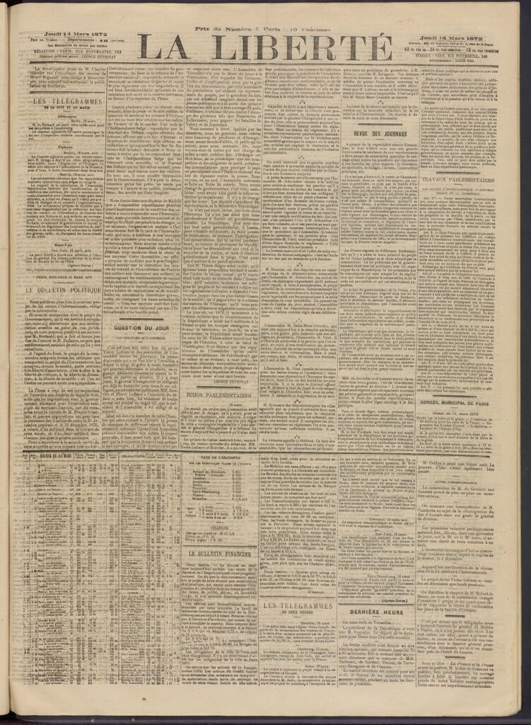 Miniatura de La Liberté del 14 de marzo de 1872