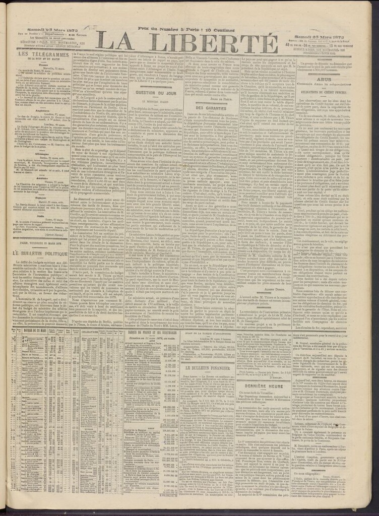 Miniatura de La Liberté del 23 de marzo de 1872