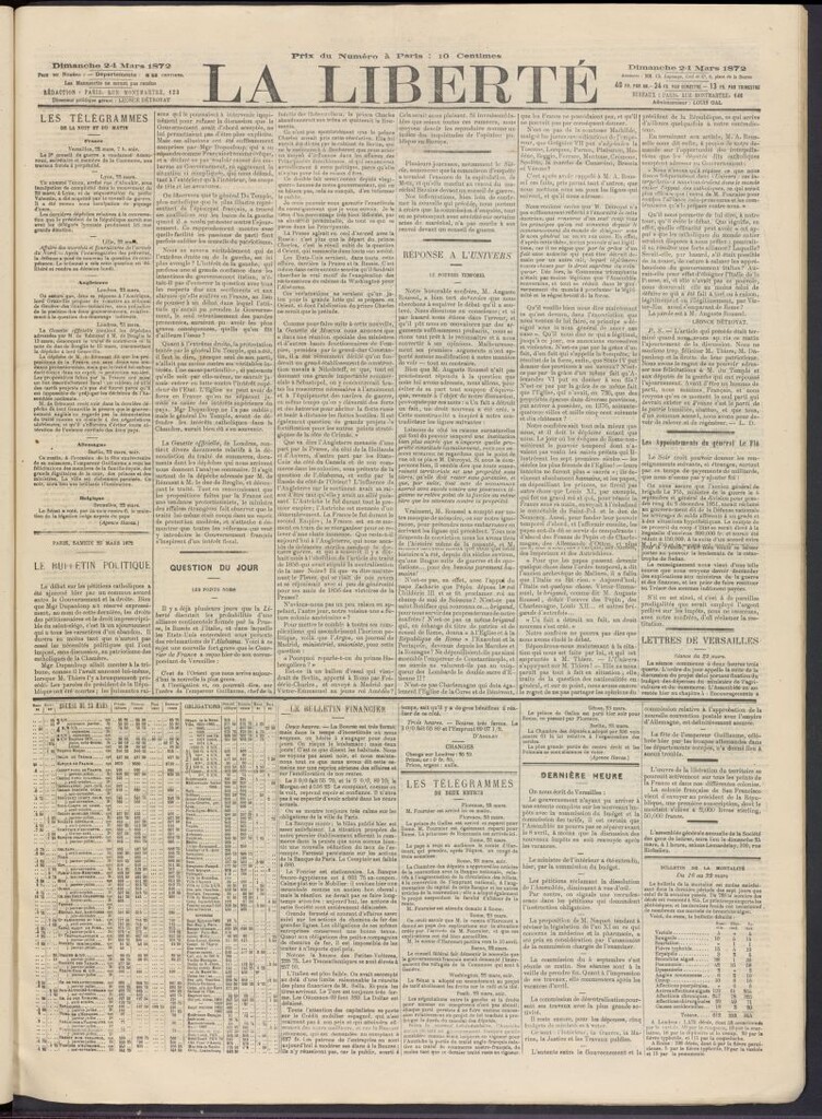 Miniatura de La Liberté del 24 de marzo de 1872