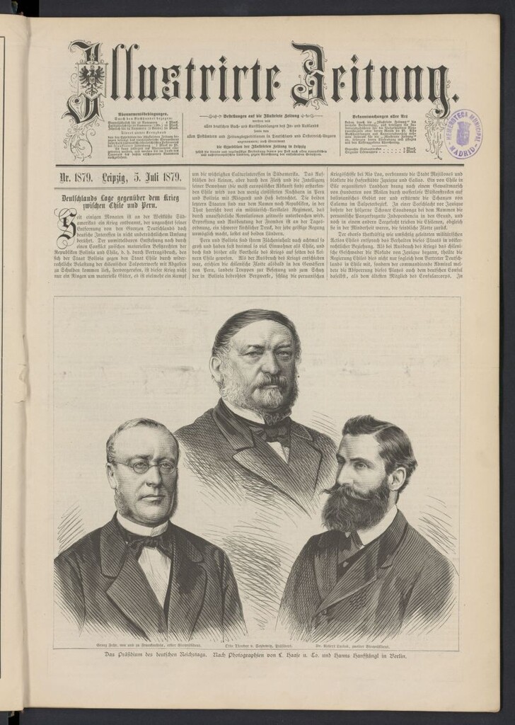 Miniatura de Illustrirte Zeitung del 5 de julio de 1879, nº 1879