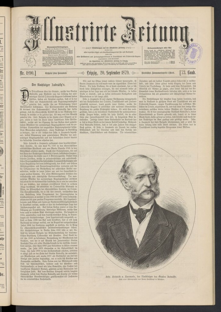Miniatura de Illustrirte Zeitung del 20 de septiembre de 1879, nº 1890