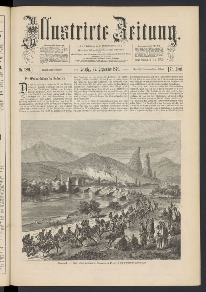 Miniatura de Illustrirte Zeitung del 27 de septiembre de 1879, nº 1891