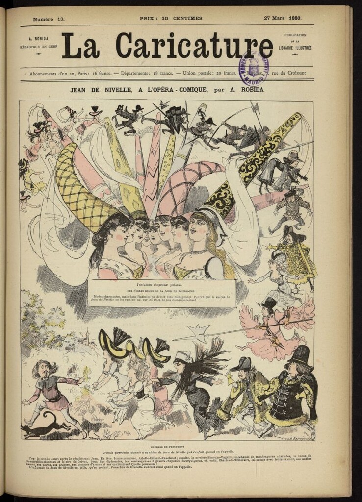 Miniatura de La Caricature del 27 de marzo de 1880, nº 13