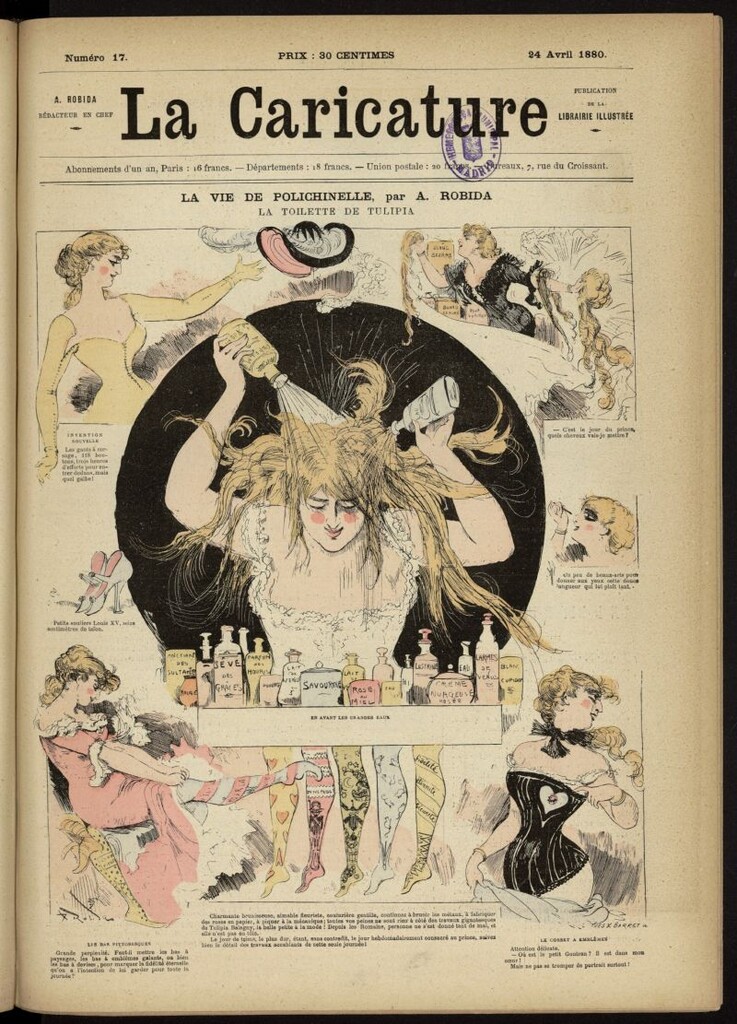 Miniatura de La Caricature del 24 de abril de 1880, nº 17