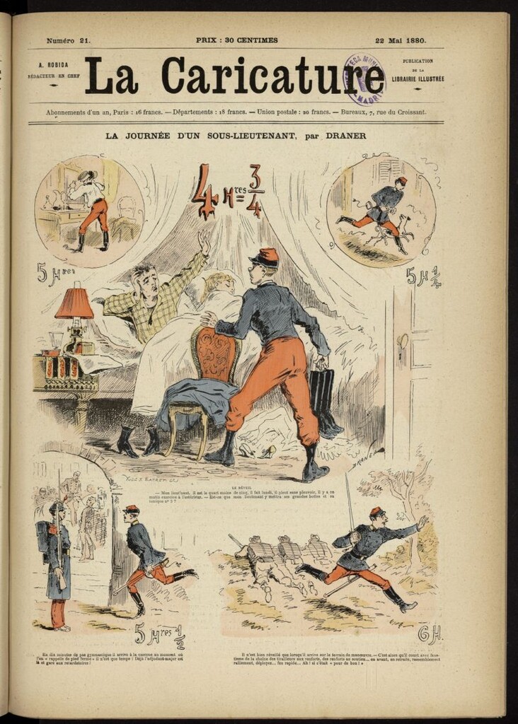 Miniatura de La Caricature del 22 de mayo de 1880, nº 21