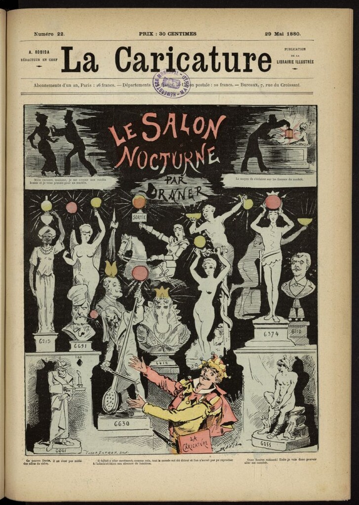Miniatura de La Caricature del 29 de mayo de 1880, nº 22