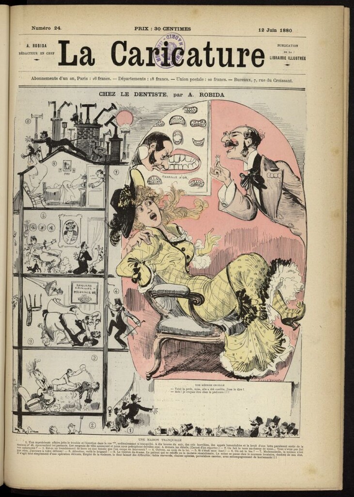 Miniatura de La Caricature del 12 de junio de 1880, nº 24
