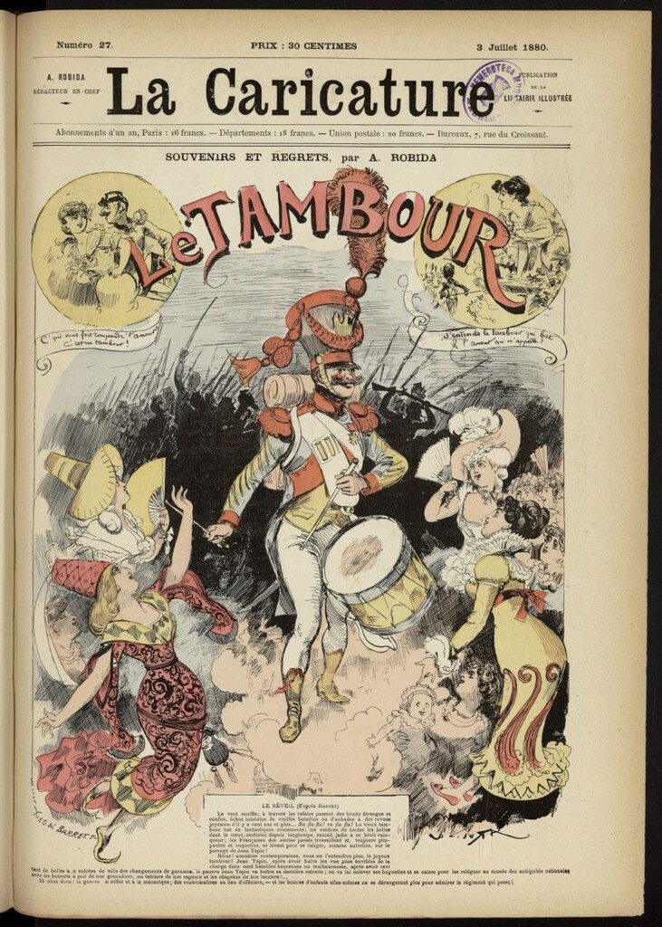 Miniatura de La Caricature del 3 de julio de 1880, nº 27