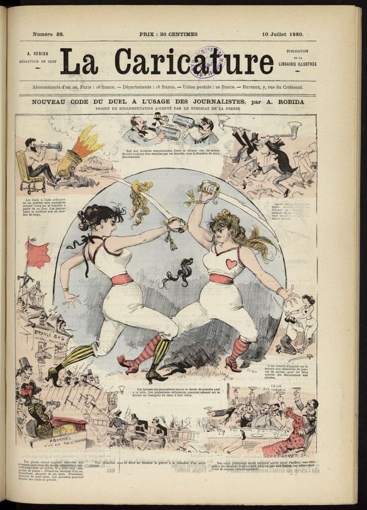 Miniatura de La Caricature del 10 de julio de 1880, nº 28