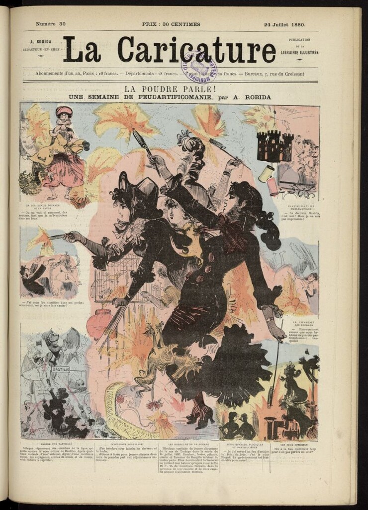 Miniatura de La Caricature del 24 de julio de 1880, nº 30