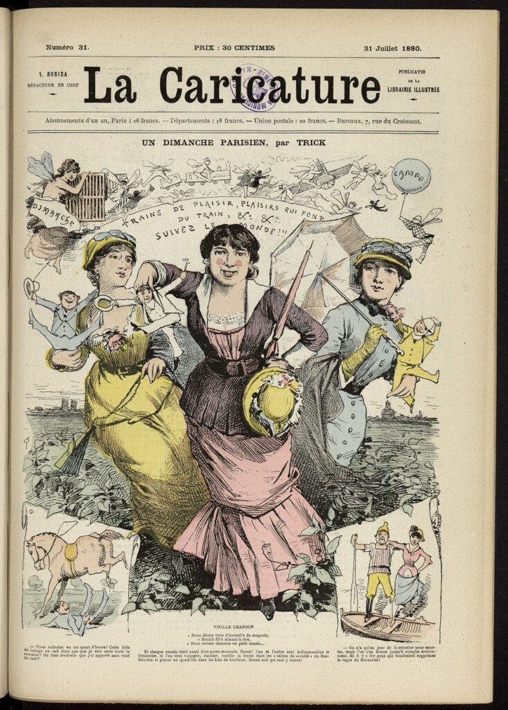 Miniatura de La Caricature del 31 de julio de 1880, nº 31