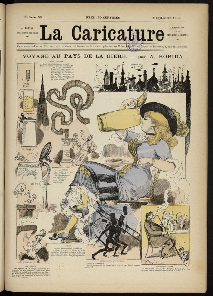 Miniatura de La Caricature del 4 de septiembre de 1880, nº 36