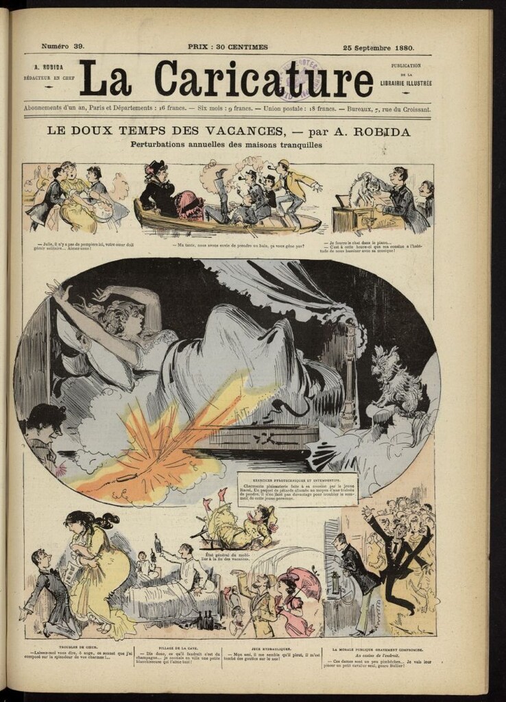 Miniatura de La Caricature del 25 de septiembre de 1880, nº 39