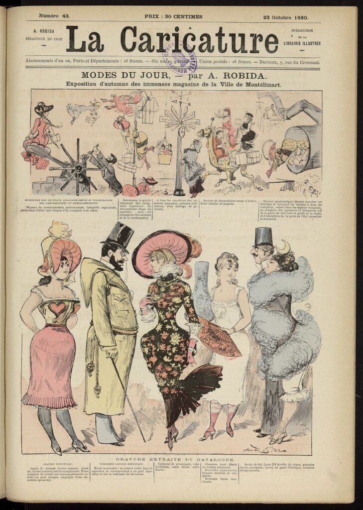 Miniatura de La Caricature del 23 de octubre de 1880, nº 43