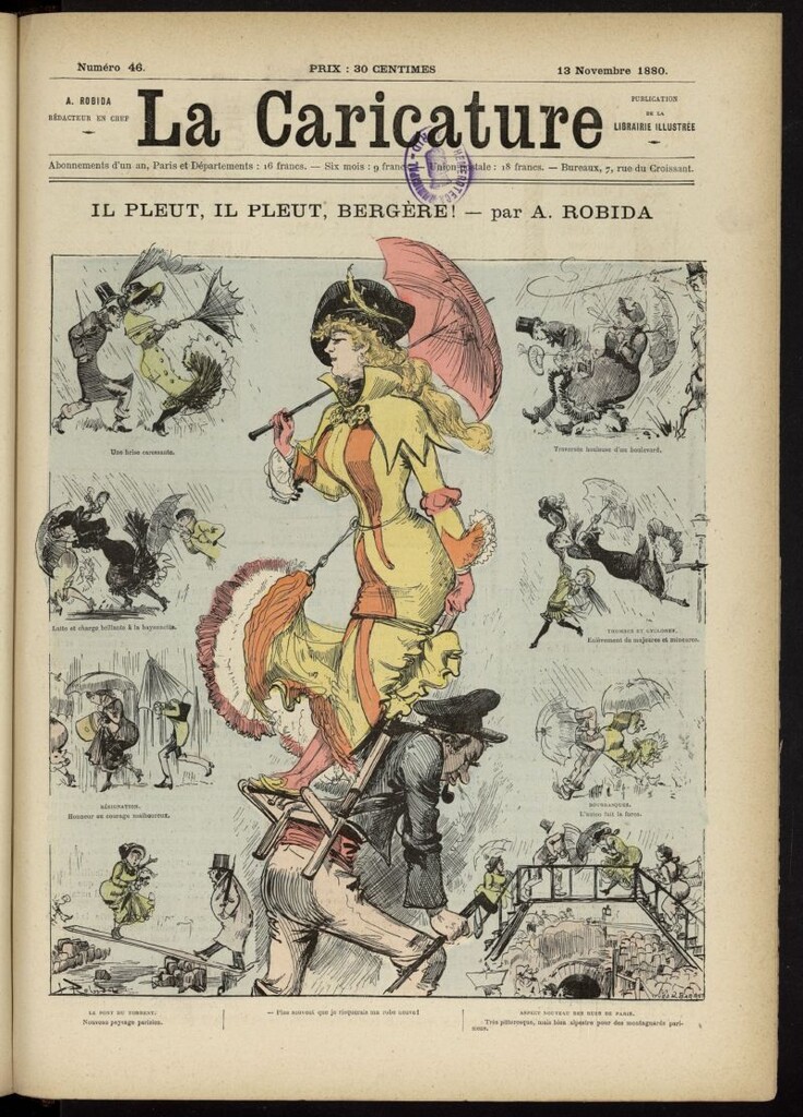 Miniatura de La Caricature del 13 de noviembre de 1880, nº 46