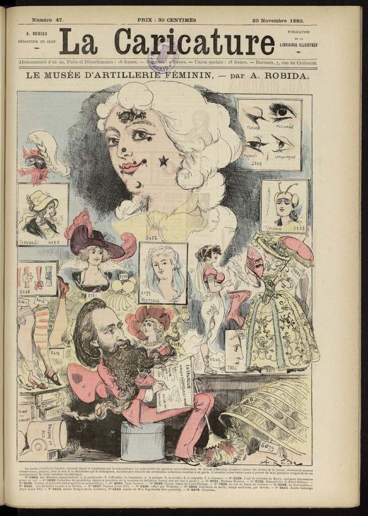Miniatura de La Caricature del 20 de noviembre de 1880, nº 47