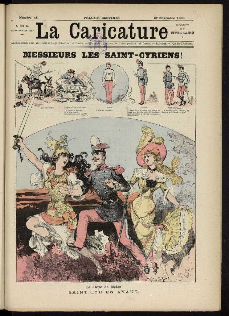 Miniatura de La Caricature del 27 de noviembre de 1880, nº 48