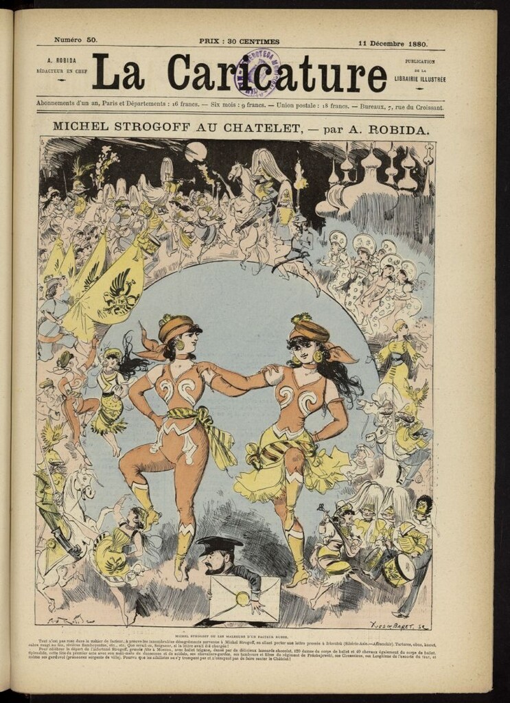 Miniatura de La Caricature del 11 de diciembre de 1880, nº 50