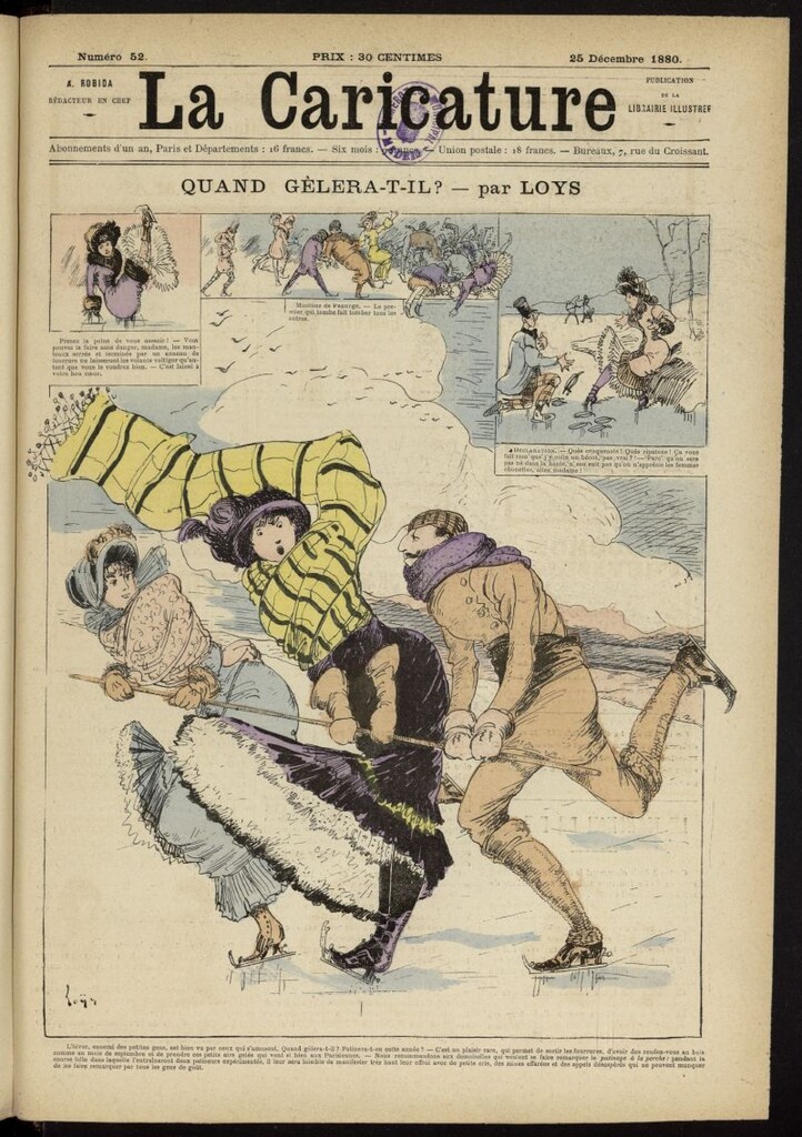 Miniatura de La Caricature del 25 de diciembre de 1880, nº 52