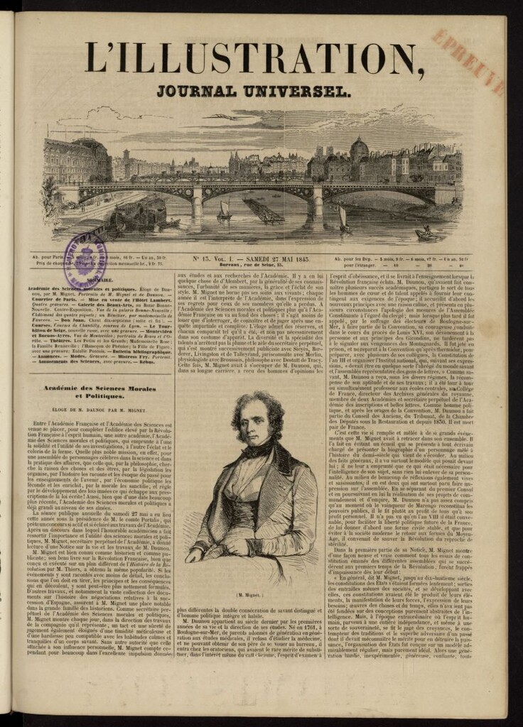 Miniatura de L´Illustration : journal universel del 27 de mayo de 1843, nº 13