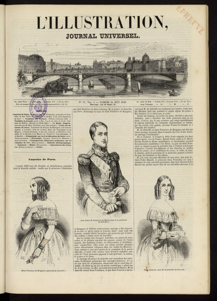 Miniatura de L´Illustration : journal universel del 24 de junio de 1843, nº 17