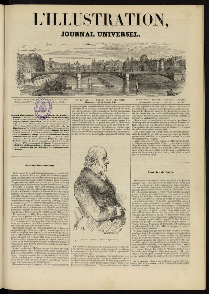 Miniatura de L´Illustration : journal universel del 15 de julio de 1843, nº 20