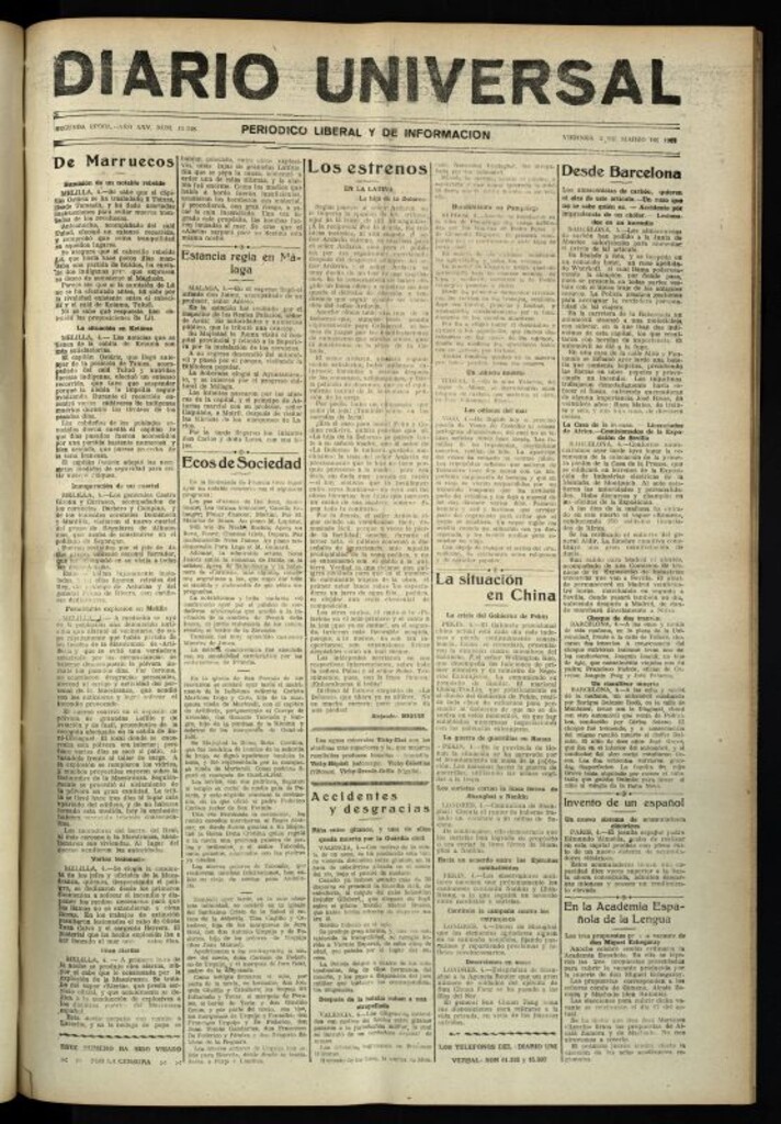 Miniatura de Gazeta de Zaragoza del 21 de abril de 1750