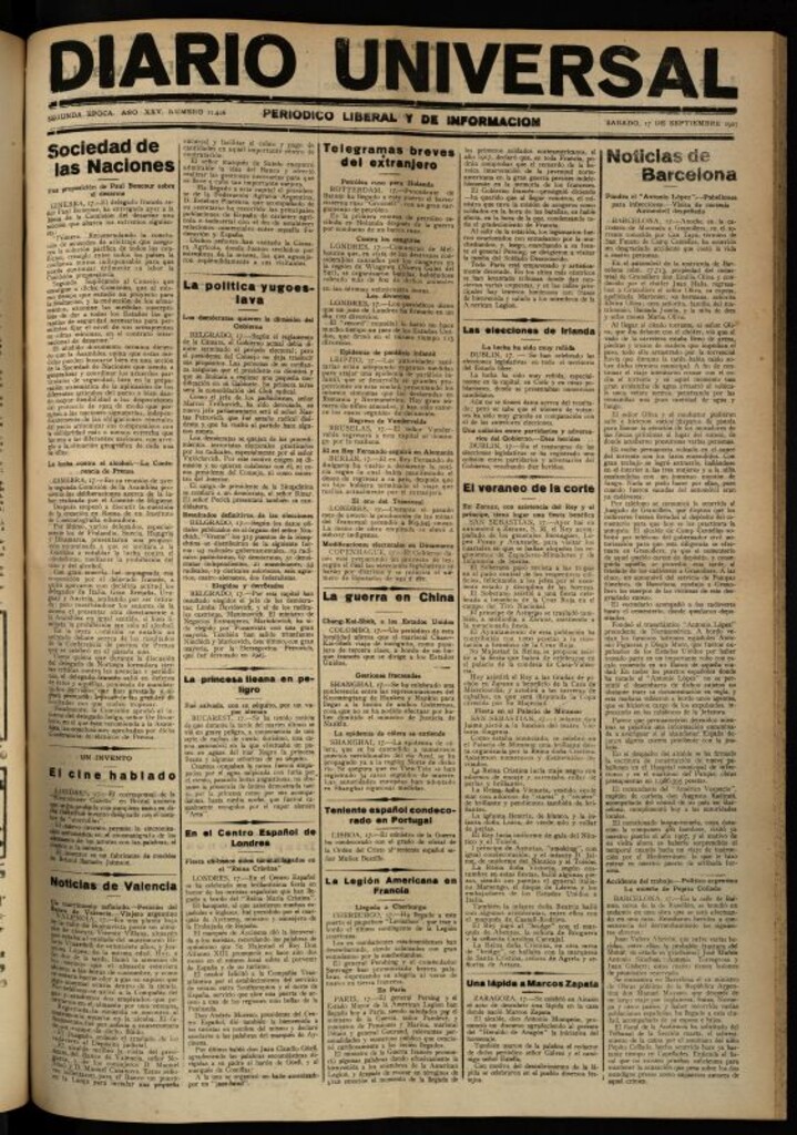 Miniatura de Gazeta de Zaragoza del 27 de abril de 1779