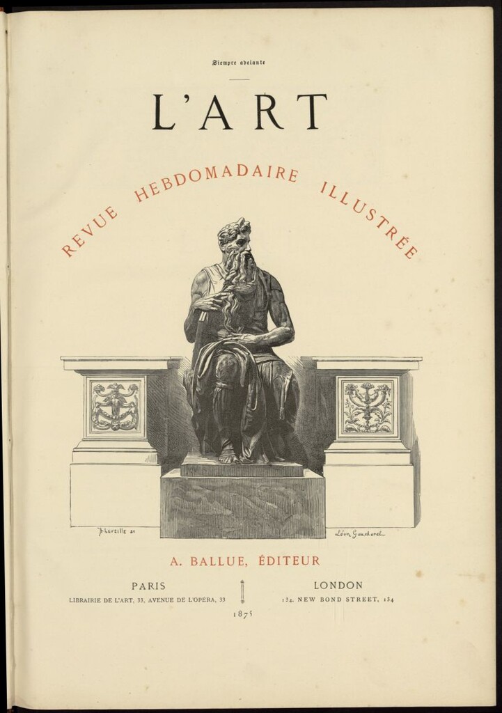 Miniatura de L´Art : revue hebdomadaire illustré de 1875