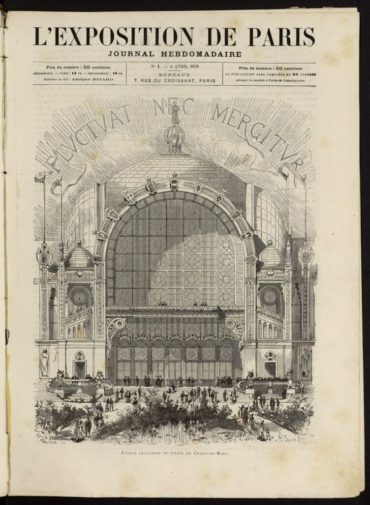 Miniatura de L´Exposition de Paris : journal hebdomadaire del 6 de abril de 1878, nº 1
